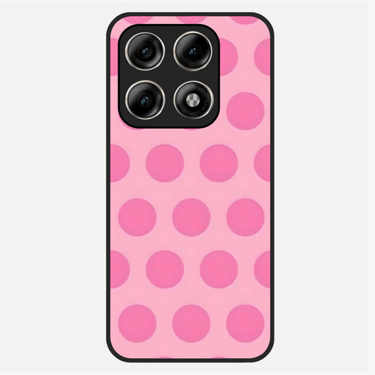  Sweet Dot Dreams Glass Case For Moto Edge 70 Pro back cover – full design glossy printed glass finish
