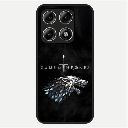  Throne Wolf Legacy Glass Case For Moto Edge 70 Pro back cover – full design glossy printed glass finish