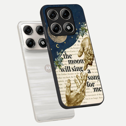  Aesthetic Divine phone case For Moto Edge 70 Pro showing premium glass back cover with detailed artwork