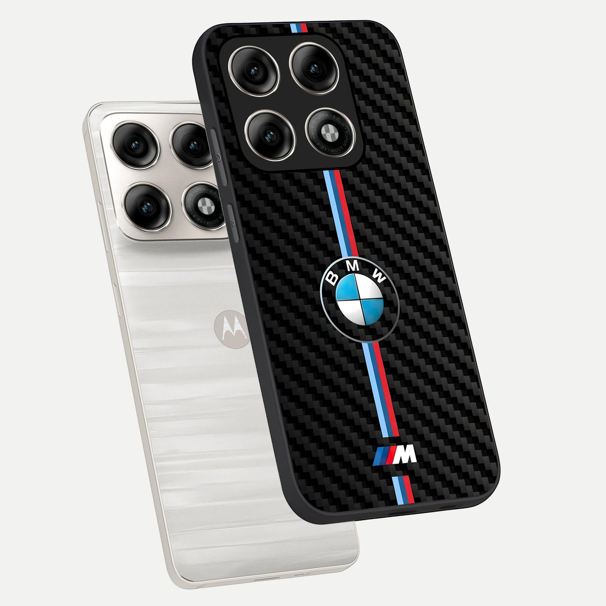  BMW Pattern phone case For Moto Edge 70 Pro showing premium glass back cover with detailed artwork