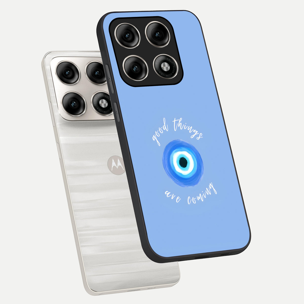  Bright Future Ahead phone case For Moto Edge 70 Pro showing premium glass back cover with detailed artwork