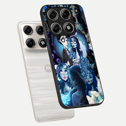  Butterfly Ghost Soul phone case For Moto Edge 70 Pro showing premium glass back cover with detailed artwork