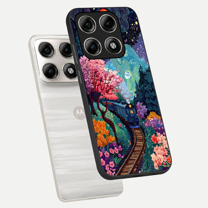  Digital Art phone case For Moto Edge 70 Pro showing premium glass back cover with detailed artwork
