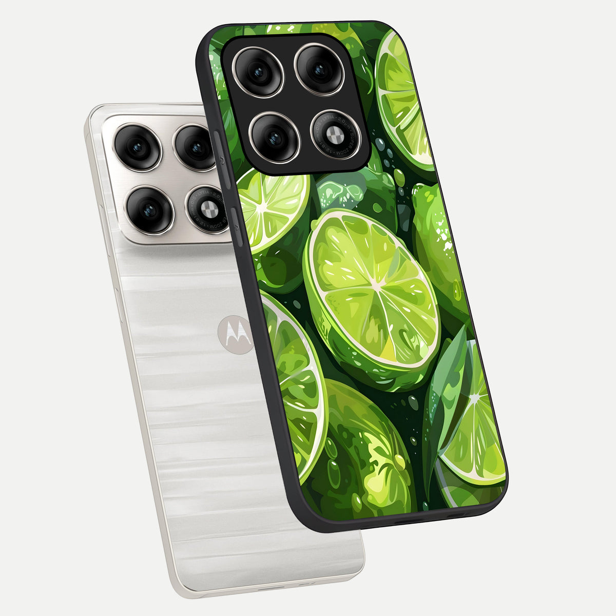  Green Kawasaki phone case For Moto Edge 70 Pro showing premium glass back cover with detailed artwork