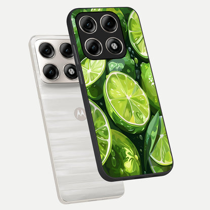  Green Kawasaki phone case For Moto Edge 70 Pro showing premium glass back cover with detailed artwork