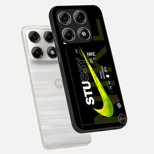  Neon Street Edition phone case For Moto Edge 70 Pro showing premium glass back cover with detailed artwork