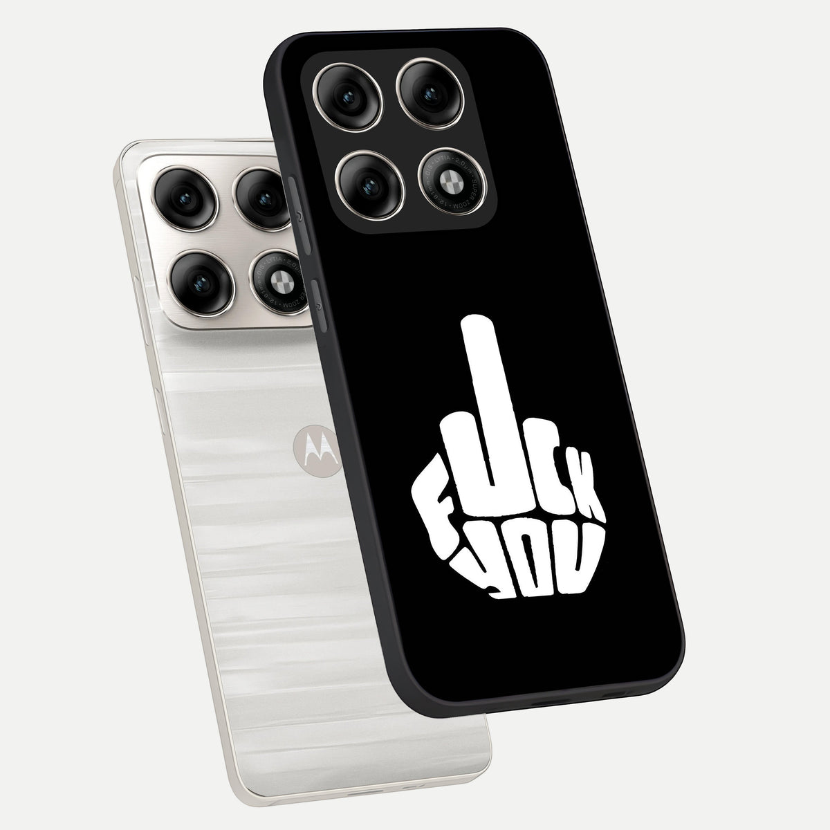  Rebel Mode On phone case For Moto Edge 70 Pro showing premium glass back cover with detailed artwork