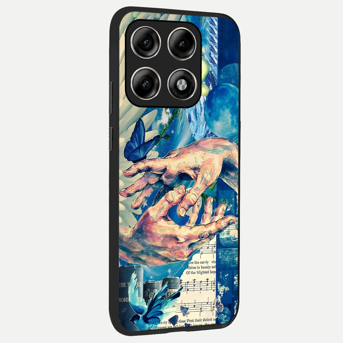  Aesthetic Divider back cover For Moto Edge 70 Pro slim fit glass case with vibrant aesthetic design