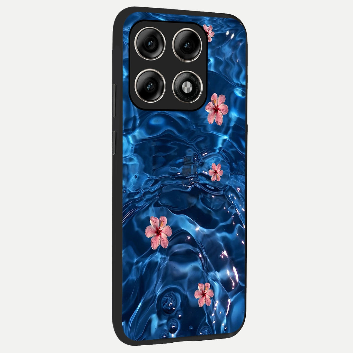  Bloom Thread Art back cover For Moto Edge 70 Pro slim fit glass case with vibrant aesthetic design