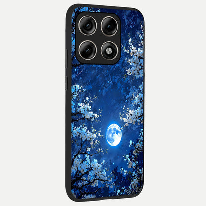  Blossom Moonlight Sky back cover For Moto Edge 70 Pro slim fit glass case with vibrant aesthetic design