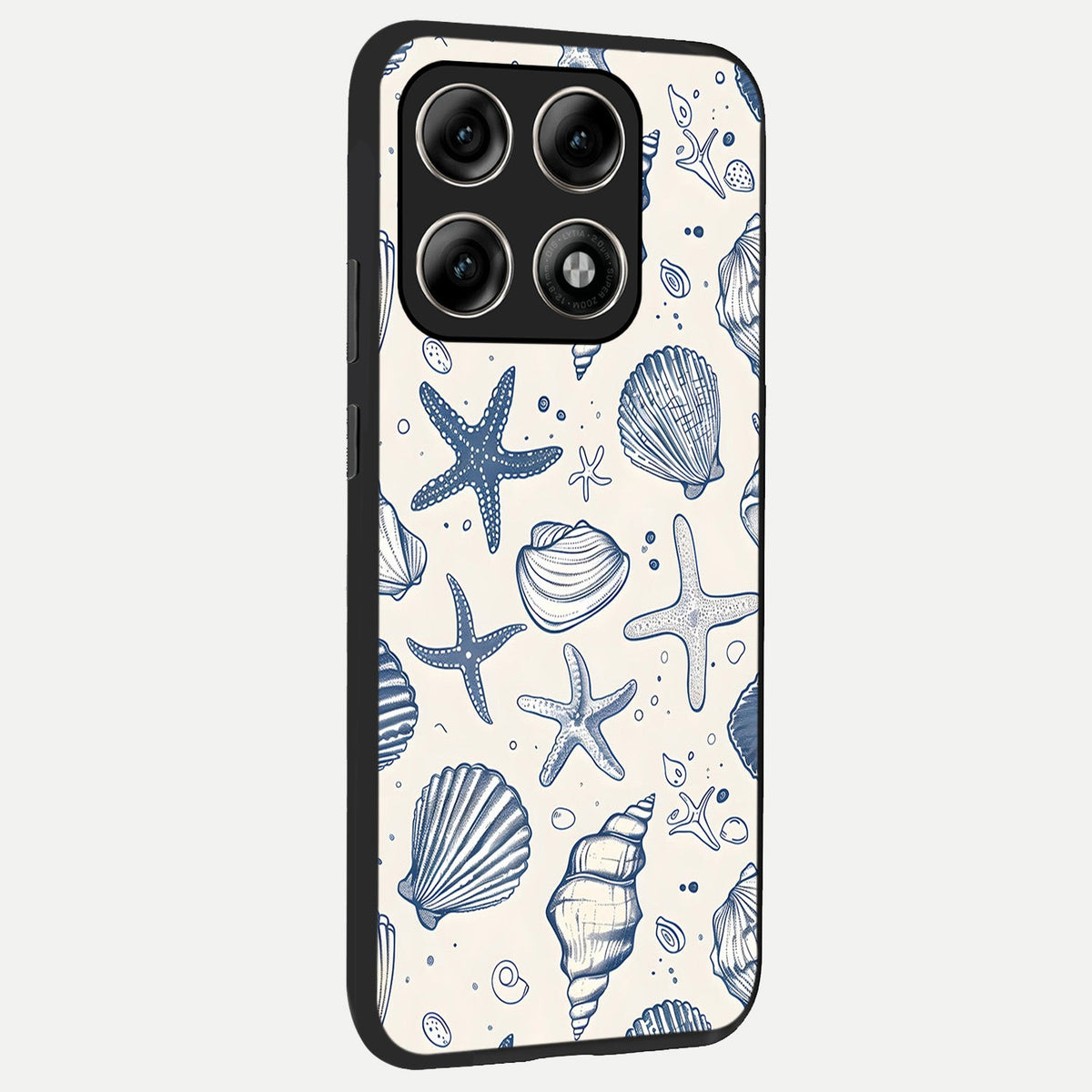  Blue Ocean Outline back cover For Moto Edge 70 Pro slim fit glass case with vibrant aesthetic design
