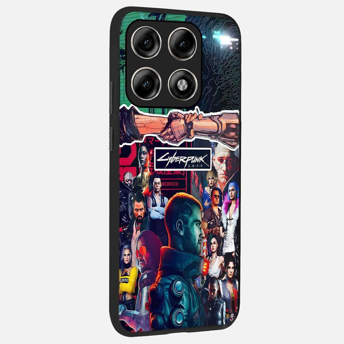  CYBERPUNK Legacy back cover For Moto Edge 70 Pro slim fit glass case with vibrant aesthetic design
