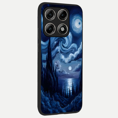  Celestial Dream Van Gogh back cover For Moto Edge 70 Pro slim fit glass case with vibrant aesthetic design