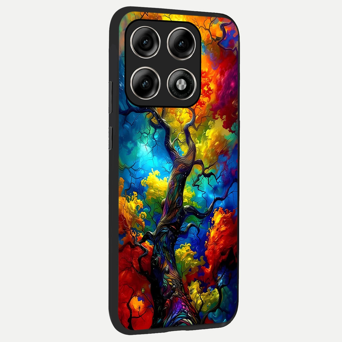  Colorful Soda Bottles back cover For Moto Edge 70 Pro slim fit glass case with vibrant aesthetic design