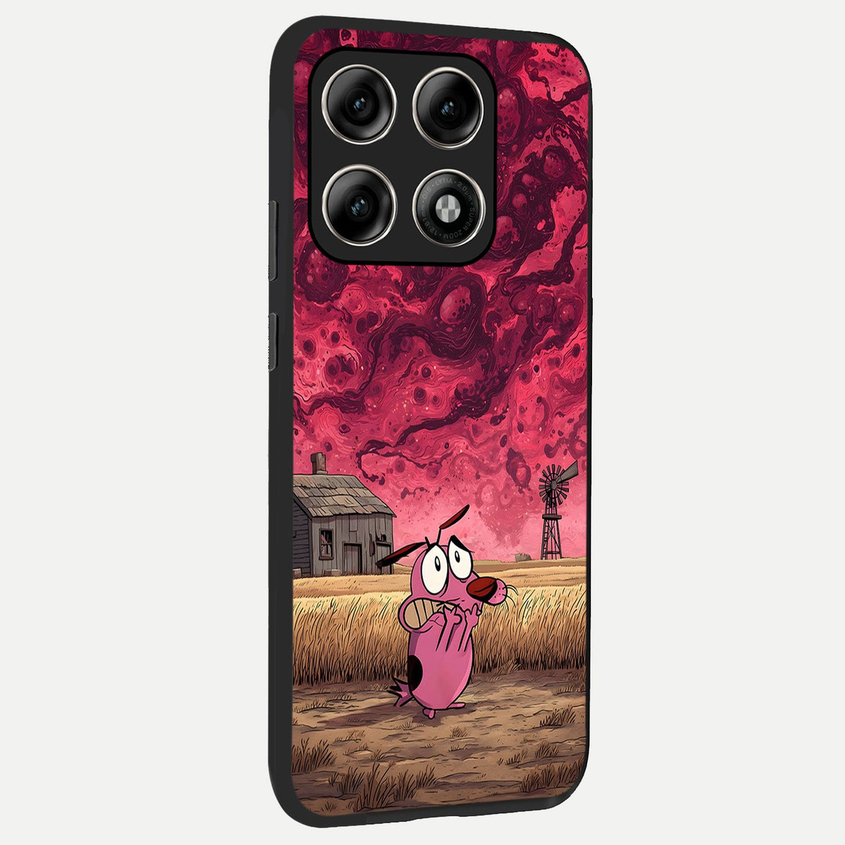  Courage Under Sky back cover For Moto Edge 70 Pro slim fit glass case with vibrant aesthetic design