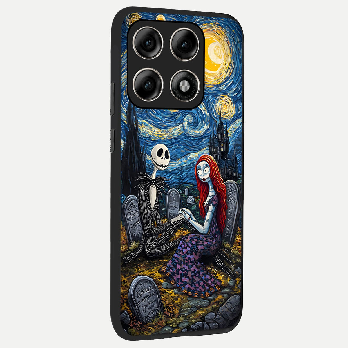  Eternal Night Love back cover For Moto Edge 70 Pro slim fit glass case with vibrant aesthetic design