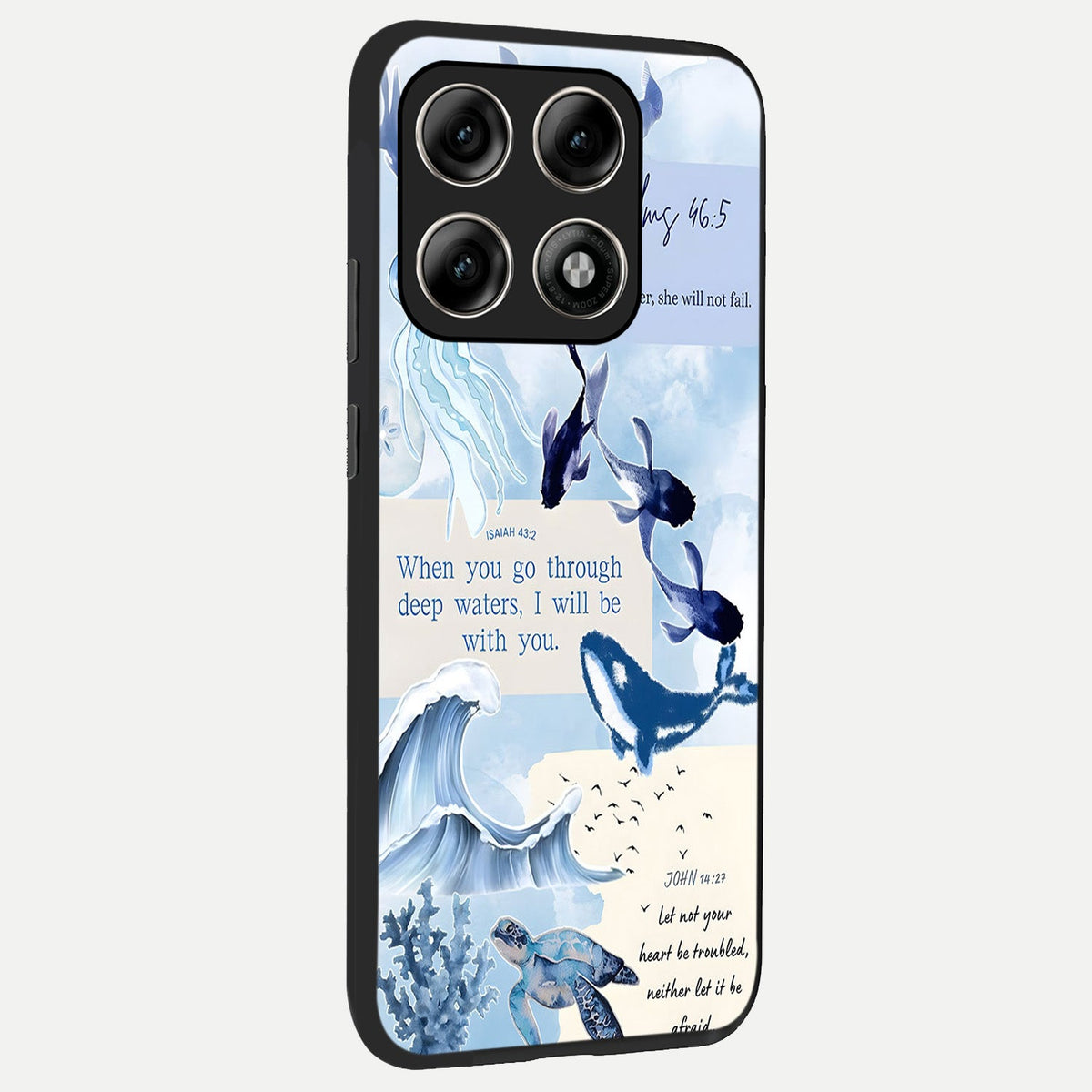  Faithful Ocean Promise back cover For Moto Edge 70 Pro slim fit glass case with vibrant aesthetic design