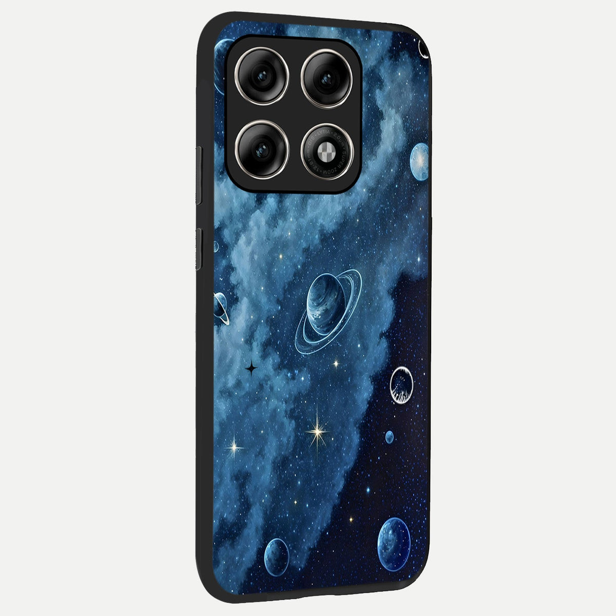  Galaxy Dream Space back cover For Moto Edge 70 Pro slim fit glass case with vibrant aesthetic design