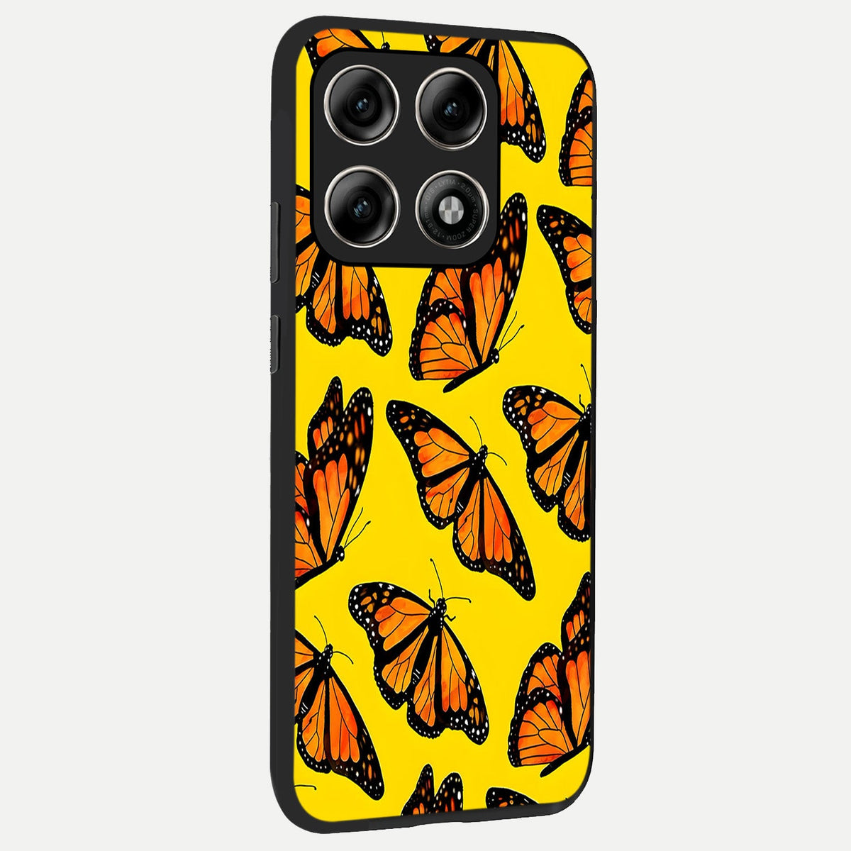  Golden Wing Flight back cover For Moto Edge 70 Pro slim fit glass case with vibrant aesthetic design