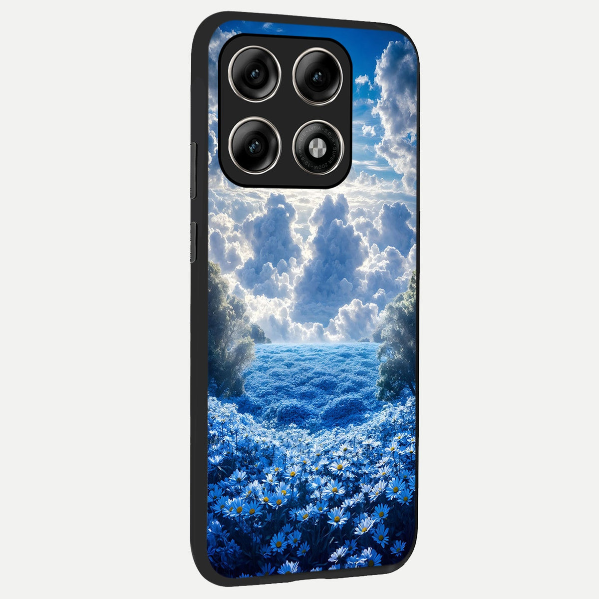  Heavenly Daisy Horizon back cover For Moto Edge 70 Pro slim fit glass case with vibrant aesthetic design