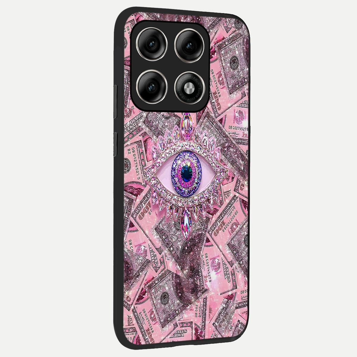  Money Eye Luxe back cover For Moto Edge 70 Pro slim fit glass case with vibrant aesthetic design