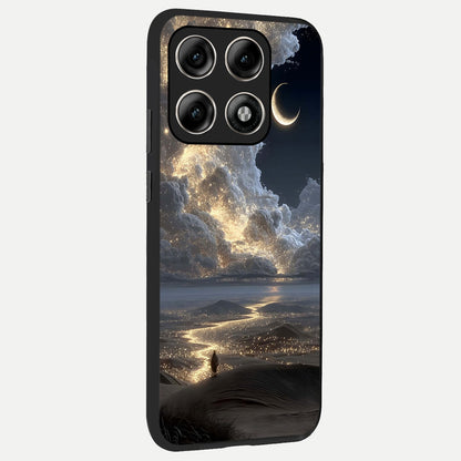  Moonlight Spark Path back cover For Moto Edge 70 Pro slim fit glass case with vibrant aesthetic design