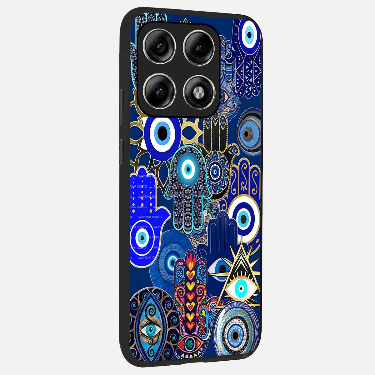  Mystic Palm Guard back cover For Moto Edge 70 Pro slim fit glass case with vibrant aesthetic design