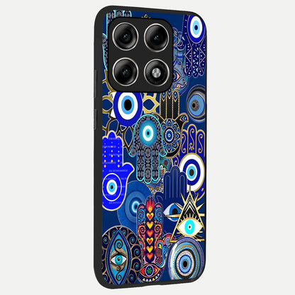  Mystic Palm Guard back cover For Moto Edge 70 Pro slim fit glass case with vibrant aesthetic design