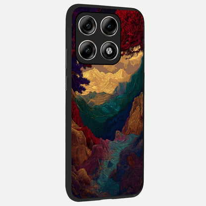  Mystic Valley Light back cover For Moto Edge 70 Pro slim fit glass case with vibrant aesthetic design