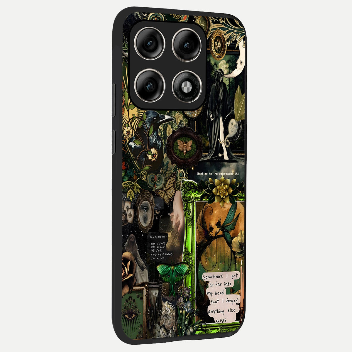  Mystic Woods Secret back cover For Moto Edge 70 Pro slim fit glass case with vibrant aesthetic design