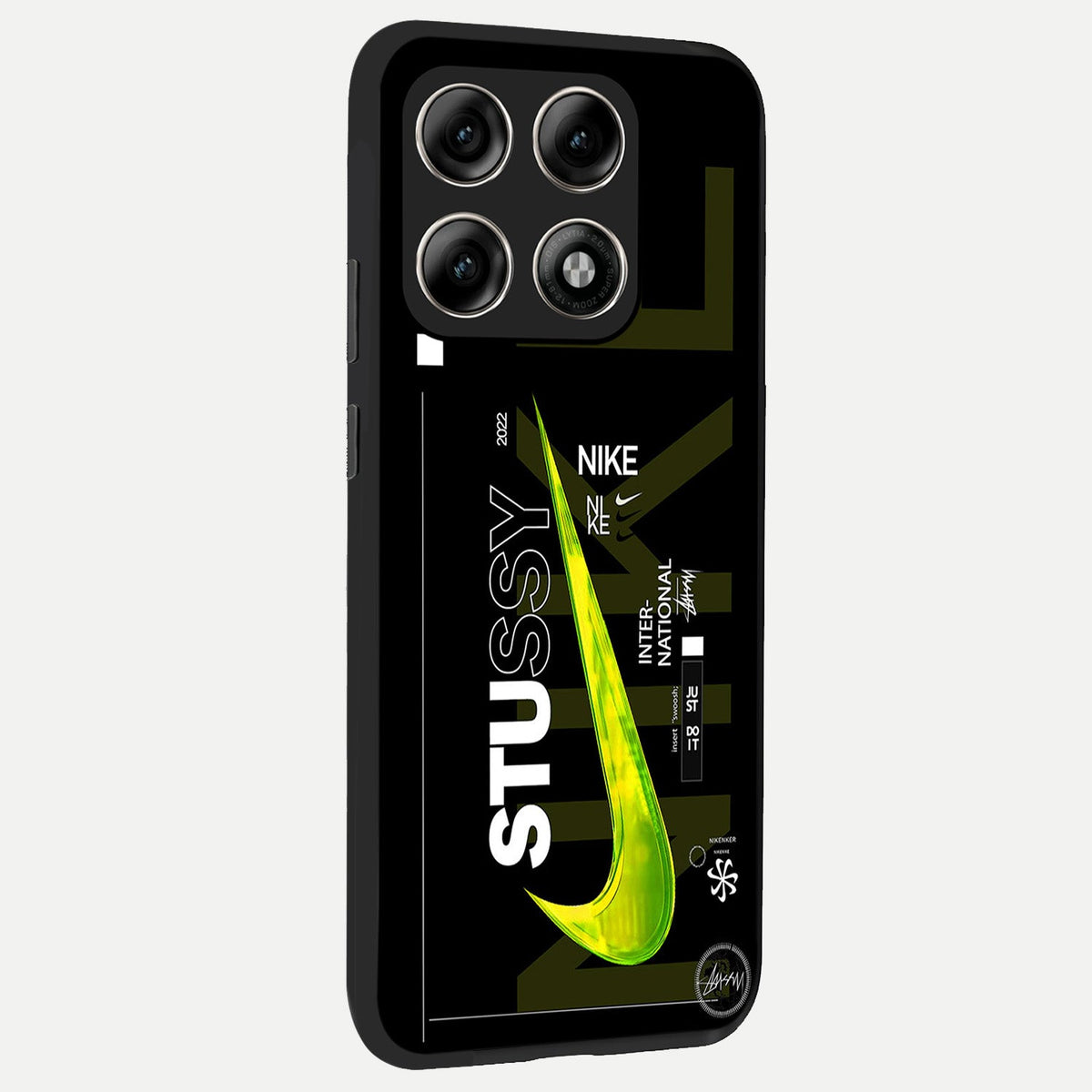  Neon Street Edition back cover For Moto Edge 70 Pro slim fit glass case with vibrant aesthetic design