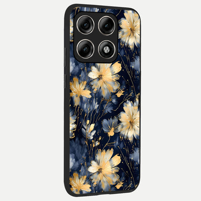  Royal Petal Dream back cover For Moto Edge 70 Pro slim fit glass case with vibrant aesthetic design