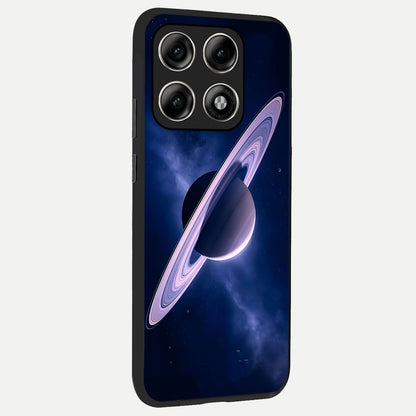  Saturn Ring Mystique back cover For Moto Edge 70 Pro slim fit glass case with vibrant aesthetic design