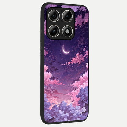  Sky Drift Clouds back cover For Moto Edge 70 Pro slim fit glass case with vibrant aesthetic design