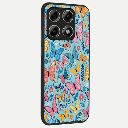  Spring Wing Garden back cover For Moto Edge 70 Pro slim fit glass case with vibrant aesthetic design