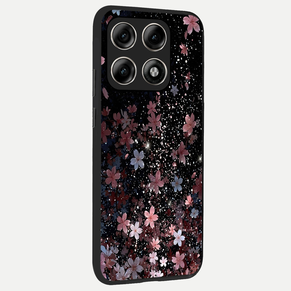  Starlit Flower Dreams back cover For Moto Edge 70 Pro slim fit glass case with vibrant aesthetic design