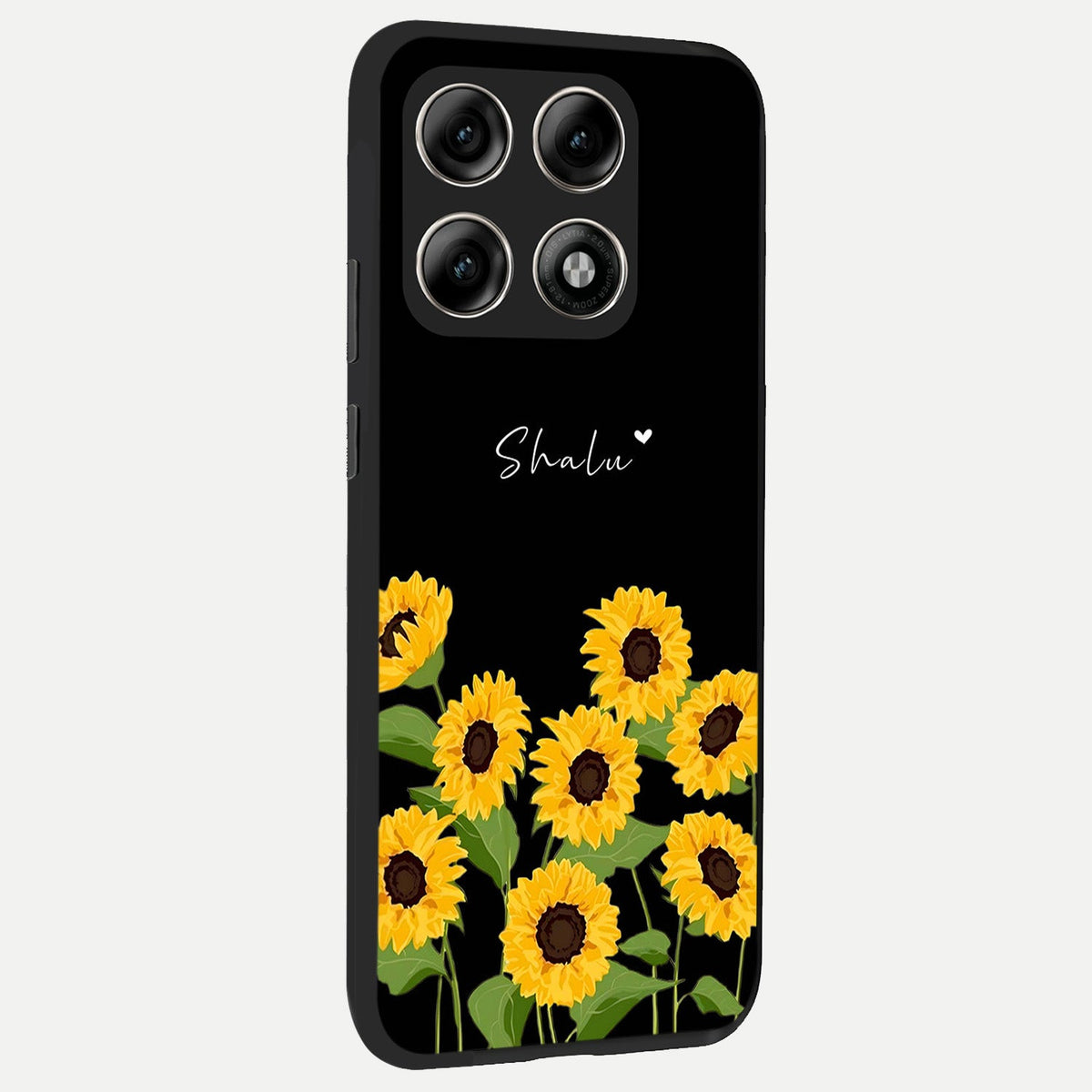  Sunflower Sky Bloom back cover For Moto Edge 70 Pro slim fit glass case with vibrant aesthetic design