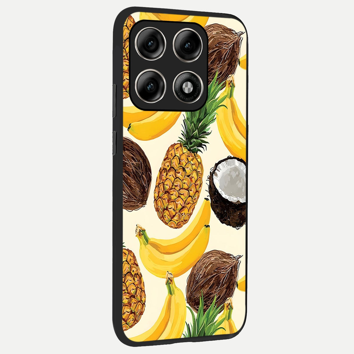  Tropical Fruit Mood back cover For Moto Edge 70 Pro slim fit glass case with vibrant aesthetic design