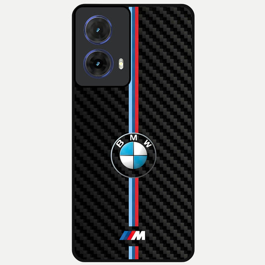  BMW Pattern Glass Case For Moto G85 back cover – full design glossy printed glass finish
