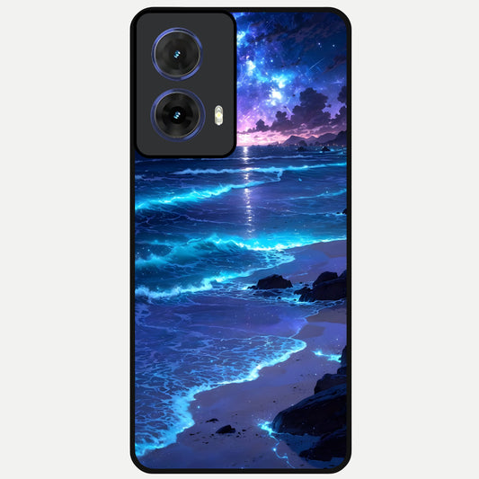  Classic Damn Look Glass Case For Moto G85 back cover – full design glossy printed glass finish