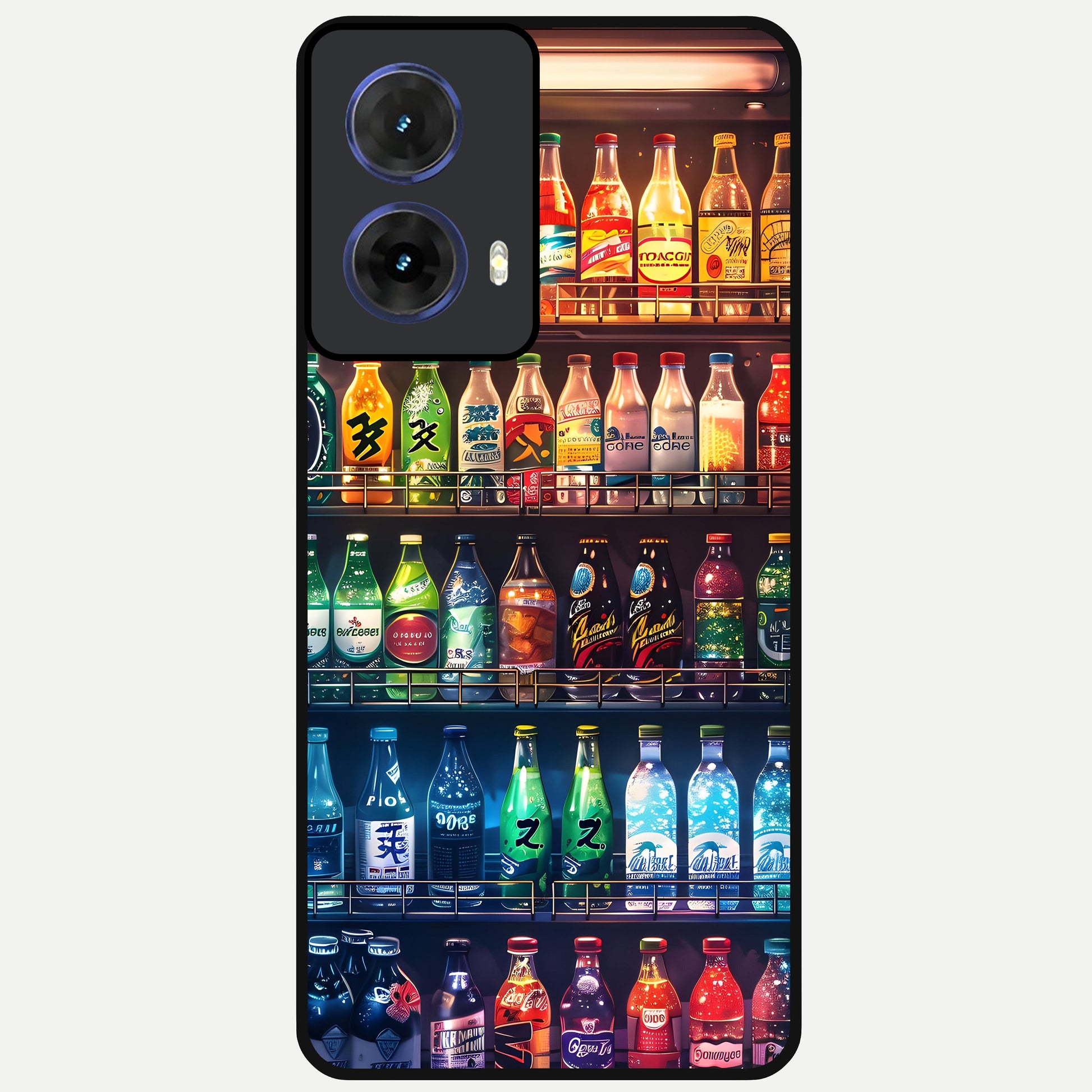  Colorfull Tree Glass Case For Moto G85 back cover – full design glossy printed glass finish