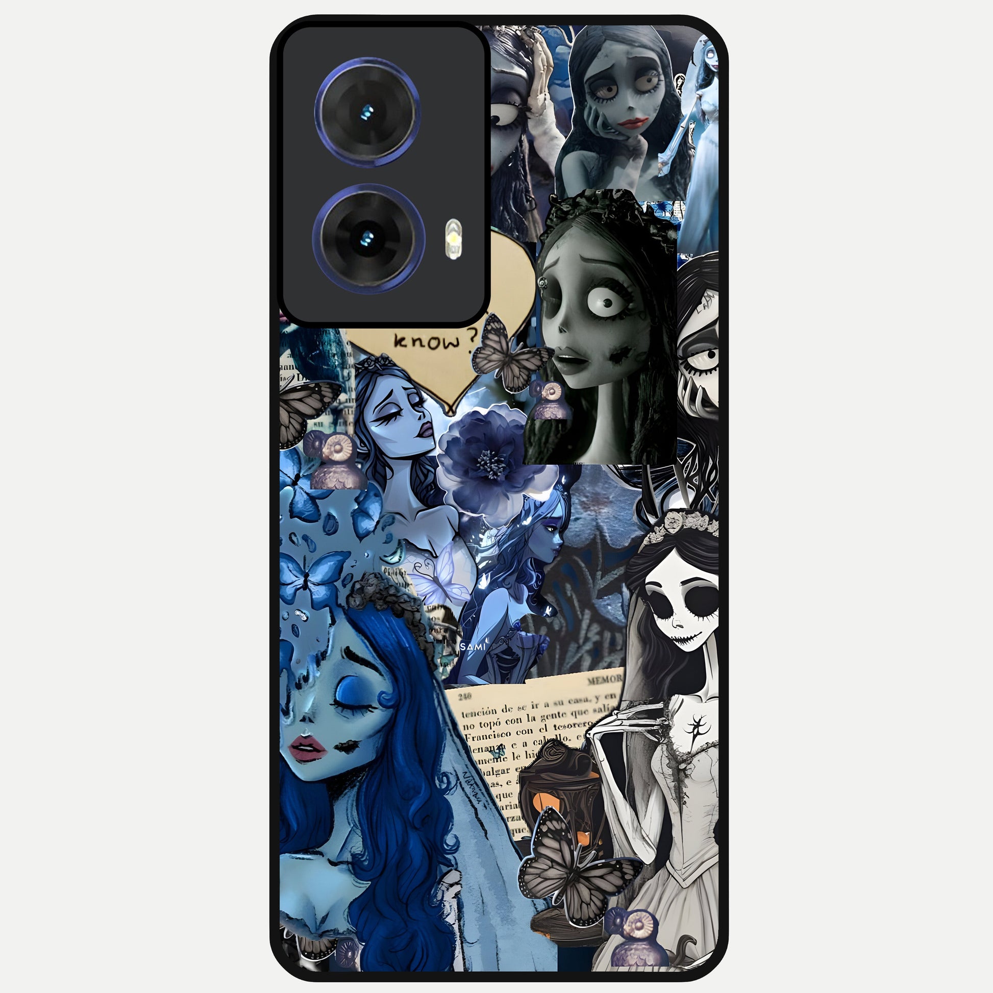  Corpse Bride Posters Glass Case For Moto G85 back cover – full design glossy printed glass finish