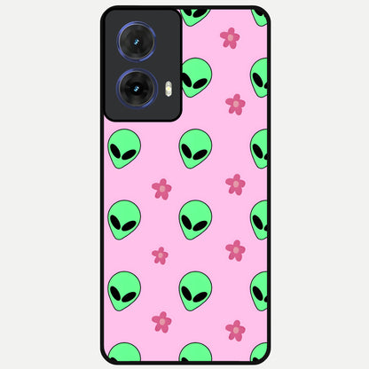  Cosmic Cute Crush Glass Case For Moto G85 back cover – full design glossy printed glass finish