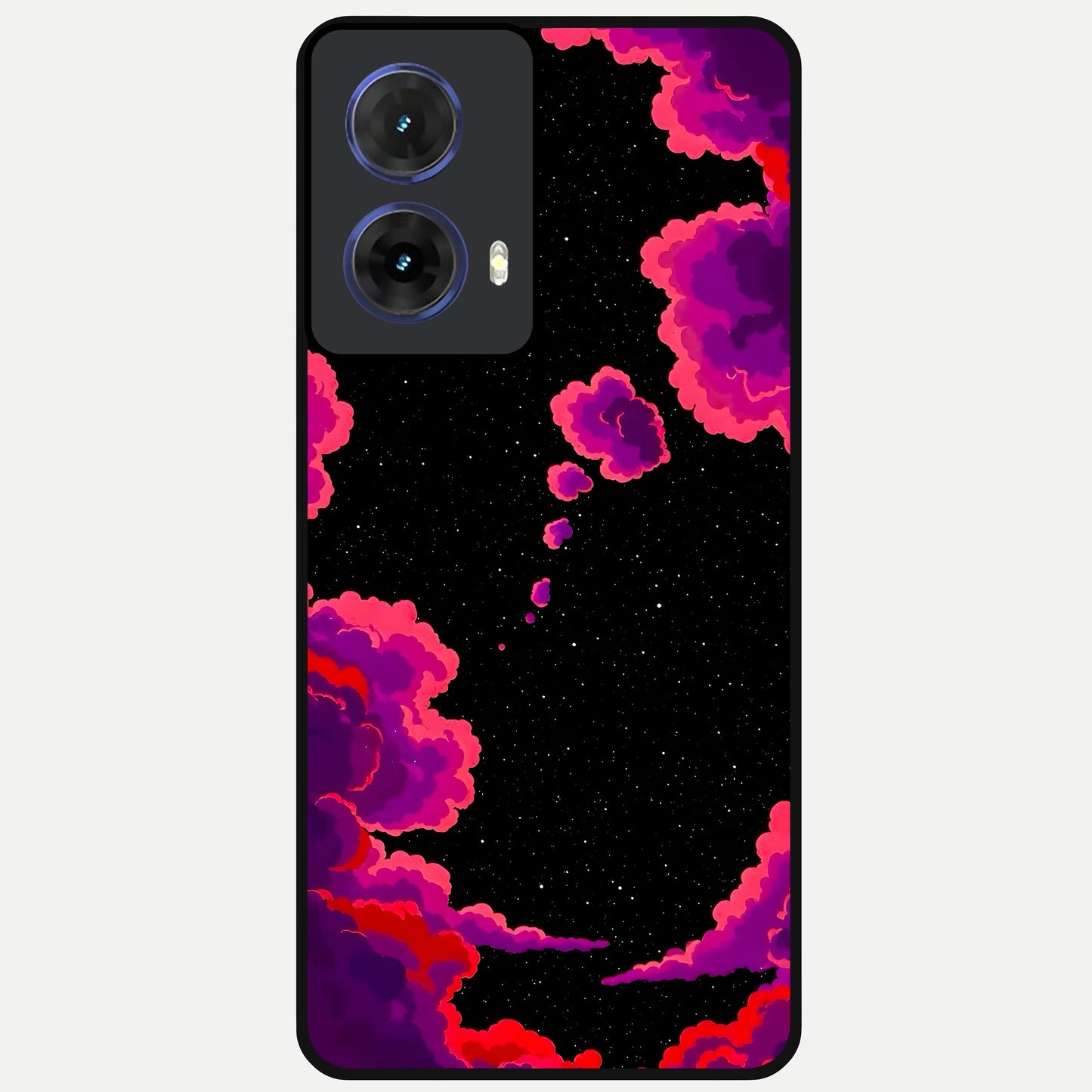  Galaxy Dream Frame Glass Case For Moto G85 back cover – full design glossy printed glass finish