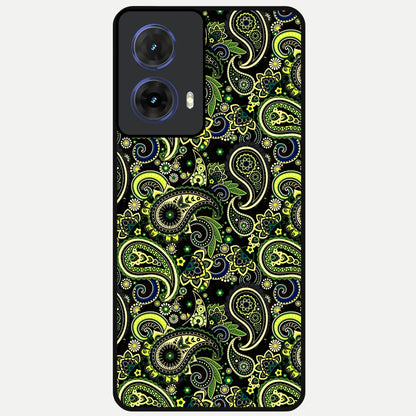 Green Lemon Glass Case For Moto G85 back cover – full design glossy printed glass finish