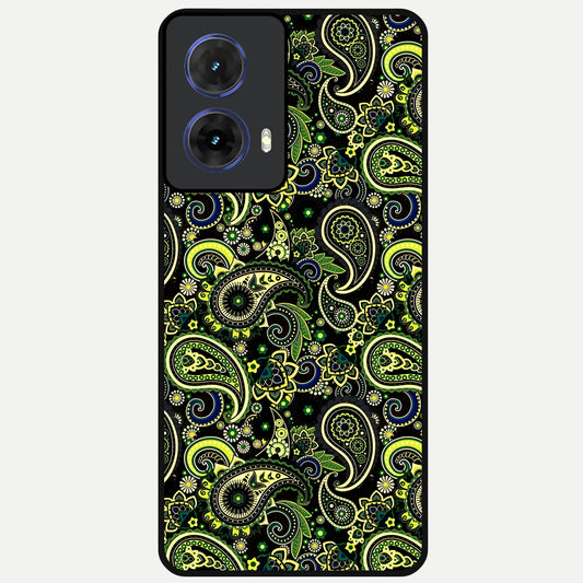  Green Lemon Glass Case For Moto G85 back cover – full design glossy printed glass finish