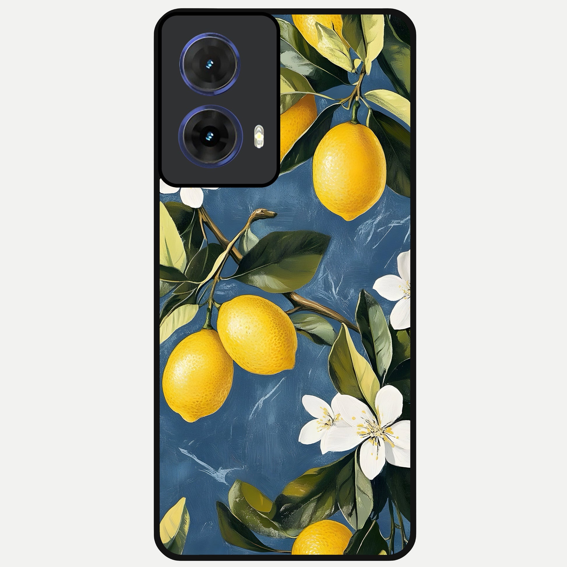  Lemon Dream Garden Glass Case For Moto G85 back cover – full design glossy printed glass finish