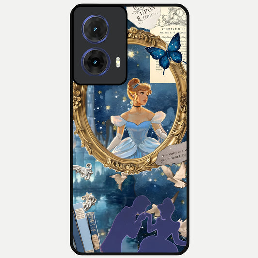  Midnight Queen Glass Case For Moto G85 back cover – full design glossy printed glass finish