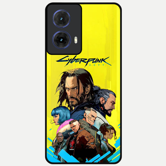  Neon Rebel Genesis Glass Case For Moto G85 back cover – full design glossy printed glass finish