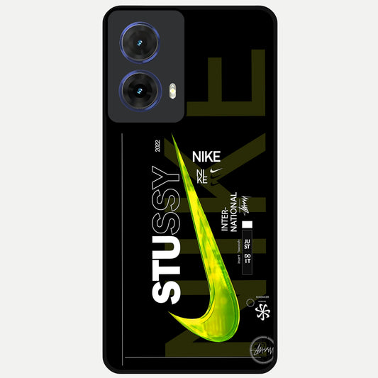  Neon Street Edition Glass Case For Moto G85 back cover – full design glossy printed glass finish